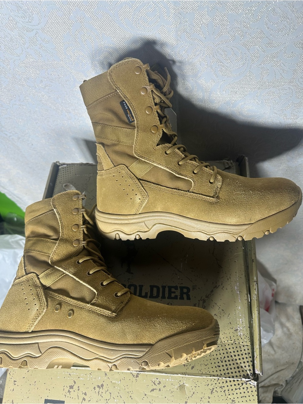 FREE SOLDIER Men’s Size 11 Tactical Boots  Lightweight Combat Boots Durable